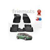Opel CORSA D 3D Havuzlu Paspas 2007 - 2014 Arası Siyah 4 Parça Friemats