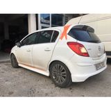 Opel Corsa D Arka Tampon Eki - Fiber - Boyasiz