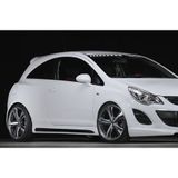 Opel Corsa D Rieger Yan Marşpiyel (Plastik)
