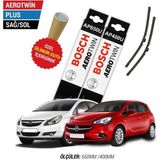 Opel Corsa D/E Silecek Takimi (2006-2019) Aerotwin Plus