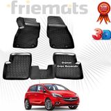 Opel CORSA E 3D Havuzlu Paspas 2015 Sonrası Siyah 4 Parça Friemats