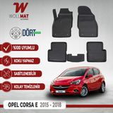 Opel Corsa E Paspas 2014 2019 Arası 3D Havuzlu Paspas - Siyah