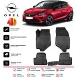 Opel Corsa F 2019 ve Sonrası 4.5d Premium Havuzlu Siyah Paspas Takımı Kokusuz