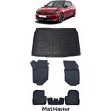 Opel Corsa F 2022 Model 5d Premium Ekstra Havuzlu Paspas ve Bagaj Havuzu Set - Siyah