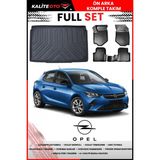 Opel Corsa F Benzin Dizel 2021 Model 4d Bagaj ve Pro Serisi Havuzlu Paspas Takımı - Siyah