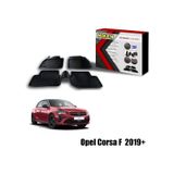 Opel Corsa F Havuzlu 3D Paspas Niken Siyah 2019+ Sonrasi Uyumlu