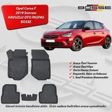 Opel Corsa F Paspas Araca Özel 2019 2025 BOSSE 3D Havuzlu Oto Paspas - Siyah