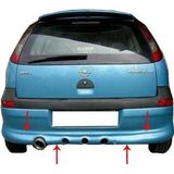 Opel Corsa Uyumlu C Arka Tampon Altı (Telli) Fiber 2000-2006
