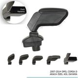 Opel Corsa Uyumlu D Araca Özel Kol Dayama Siyah 2007-2014 Parça