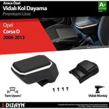 Opel Corsa Uyumlu D Kol Dayama Kolçak ABS Vidalı Gri 2006-2013 A+Kalite Parça