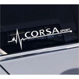 Opel Corsa Yan Cam Sticker Oto Kapı Çıkartma 20cmx7cm