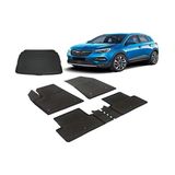 Opel Grandland 2017 + Sahler 4.5D Havuzlu Paspas Rizline 3D Bagaj Havuzu - Siyah
