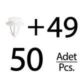 Opel için Döşeme Klipsi- 50 Adet