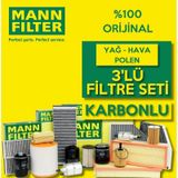 Opel Insignia 1.4 Turbo Mann-Filter Filtre Bakım Seti 2008-2015 553116896