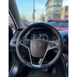 Opel İnsignia 2015-2017 Uyumlu Araca Özel Dikmeli Direksiyon Kılıfı (5D Kristal Karbon Soft Nokta)