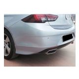 Opel Insignia Arka Tampon Flap Seti Opc Line 2017 + Piona Black , Abs Plastik