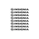 Opel Insignia Kapı kolu Sticker Yapıştırma 8 Adet