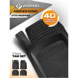 Opel Insignia Sedan 2017 Sonrası Oto Paspas Profesyonel 4d Siyah