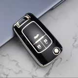 Opel Insignia Siyah Silver Anahtar Kılıfı