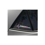Opel Insignia Yan Cam Sticker Oto Kapı 20 Cm X 7 Cm Holo-Chroma