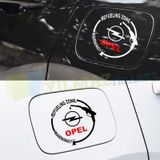 Opel Logo Benzin Dizel Depo Kapağı Oto Sticker Yapıştırma Etiket 12 X 12 Cm