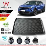 Opel Mokka E Bagaj Havuzu Elektrikli 2021 Sonrası Uyumlu 3D Wöller Ultraflex Esnek - Siyah