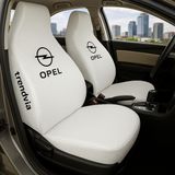 Opel Uyumlu Ön ve Arka Penye Oto Koltuk Servis Kılıfı - Tüm Modellerle Uyumlu - Beyaz