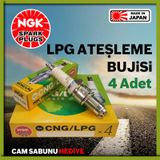 Opel Vectra 2.0 i 1988-1995 NGK LPG Buji 4 Adet Made in JAPAN