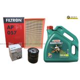 Opel Vectra A Hava ve Yağ Filtresi + Castrol 1.8 / 2.0 Benzinli