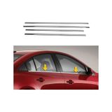 Opel Vectra B Kasa 1995-2002 Uyumlu Paslanmaz Krom Cam Çıtası 4 Parça 1998 Oto Aksesuar