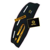Opel Vectra B Kasa Ön Göğüs Nakışlı Torpido Koruma Halısı + Sarı Ayna Askısı & Tampon Çeki İpi + Kaydırmaz Ped