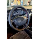 Opel Vectra B Kasa Uyumlu Dikmeli Direksiyon Kilifi Soft Siyah Kirmizi Ipli