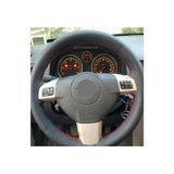 Opel Vectra C Kasa Direksiyon Kılıfı Dikmeli Kırmızı İpli 11cm