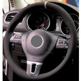 Opel Vectra C Uyumlu Alkantra Nubuk Dikmeli Direksiyon Kılıfı Gri Yüzüklü