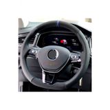 Opel Vectra D Uyumlu Direksiyon Kilifi Dikmeli Noktali-Nubuk Mavi Yuzuklu