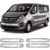 Opel Vivaro Uyumlu 2014-2019 Krom Kapı Kolu 4 Kapı Paslanmaz Çelik