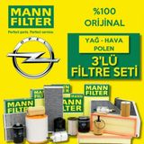 Opel Zafira B 1.6 Mann-filter Filtre Bakım Seti 2006-2010