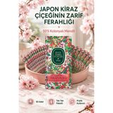 Open City 50 Adet Eyüp Sabri Tuncer Japon Kiraz Çiçeği Kolonyalı Mendil Tekli Paket Çiçek Kokulu Islak Mendili
