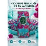 Open City 50 Adet Eyüp Sabri Tuncer Okyanus Kolonyalı Mendil Tekli Paket Islak Mendil Ferah Kokulu Taşınabilir