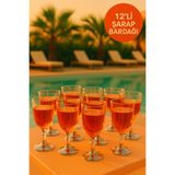 Open Home Concept 12'li Plastik Gümüş Ayaklı Tatlı Ve Şarap Kadehi Parti Team Bride Kadeh Seti