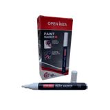 Open Paint Marker Siyah Etiket Yazı Kalemi Beyaz Renk Etiket Kalemi 1 Adet P107051S2203