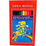 Open Royal 12'li Uzun Kuru Boya Kalemi Renkli Kırtasiye Ürünleri için Ideal Seçim
