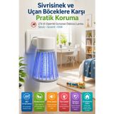 OpenCity Elektrikli Sivrisinek Öldürücü Lamba UV Işıklı Fişli Sinek Kovucu Sessiz Böcek Tuzağı LTX-01 Ev Tipi