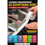 OpenCity Su Sızdırmaz Lavabo Kenar Bandı 3.2 Metre Beyaz Mutfak Banyo Küvet Klozet Derz Koruma Bandı