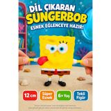 OpenCity SüngerBob Dil Çıkaran Süper Esnek Sıkılabilir Uzayan Çocuk Oyuncak Figürü 12 cm