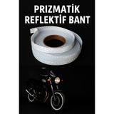 opersan 1.9 CM GENİŞLİK 25 METRE UZUNLUK DEOKARATİF BEYAZ REFLEKTİF BANT