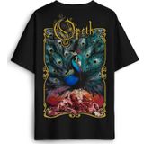 Opeth Metal Music Baskılı Oversize T-shirt Siyah Unisex Tişört