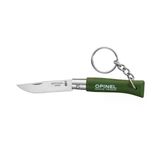 Opinel N°04 Gürgen Saplı Inox Anahtarlık Çakı Haki