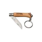 Opinel N°4 Kayın Saplı Inox/Çelik Anahtarlık Çakı