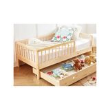 Oppipo Ahşap Montessori Karyola - Masif Ahşap Karyola - Montessori Çocuk ve Bebek Yatağı - 70 x 130 cm